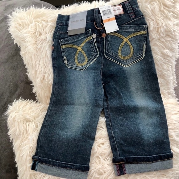 NWT Calvin Klein Jeans Cuffed-Capri | Size: 6x | Kids - Picture 3 of 6